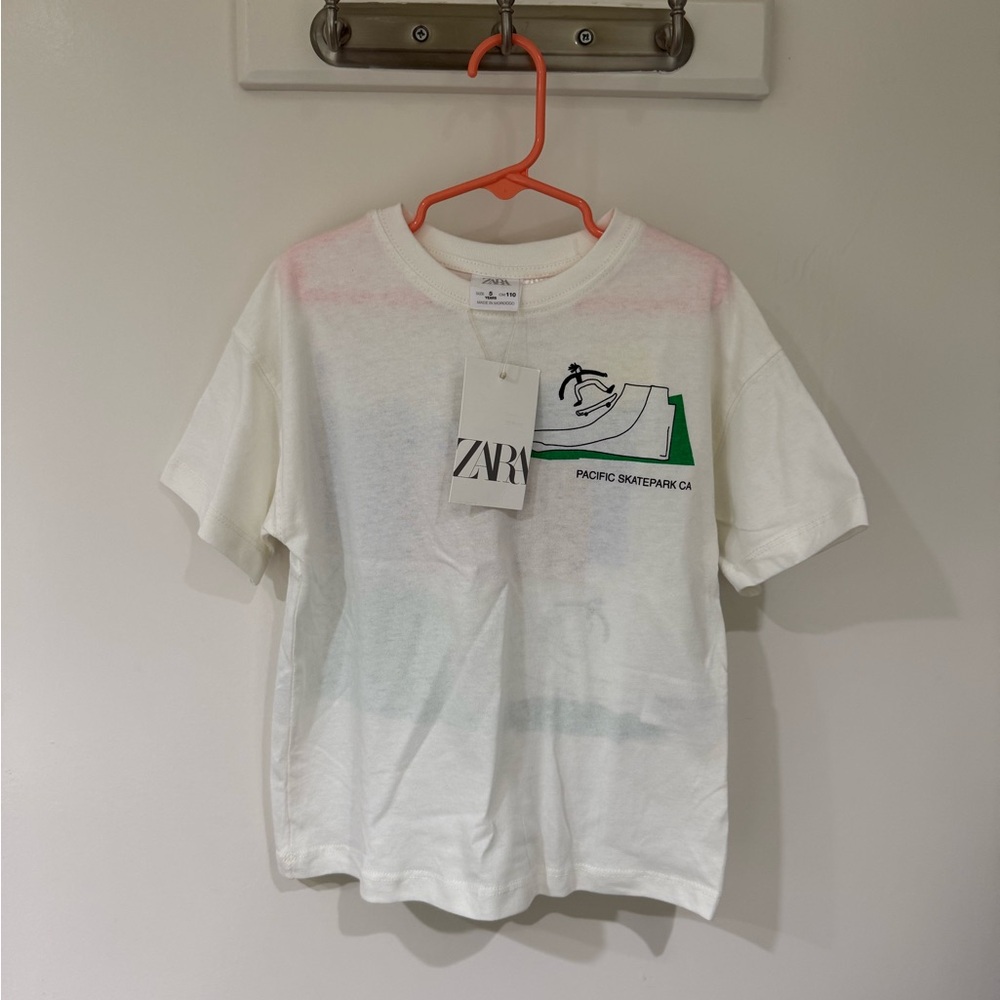 Zara Pacific Skatepark Tee 5 Years NWT